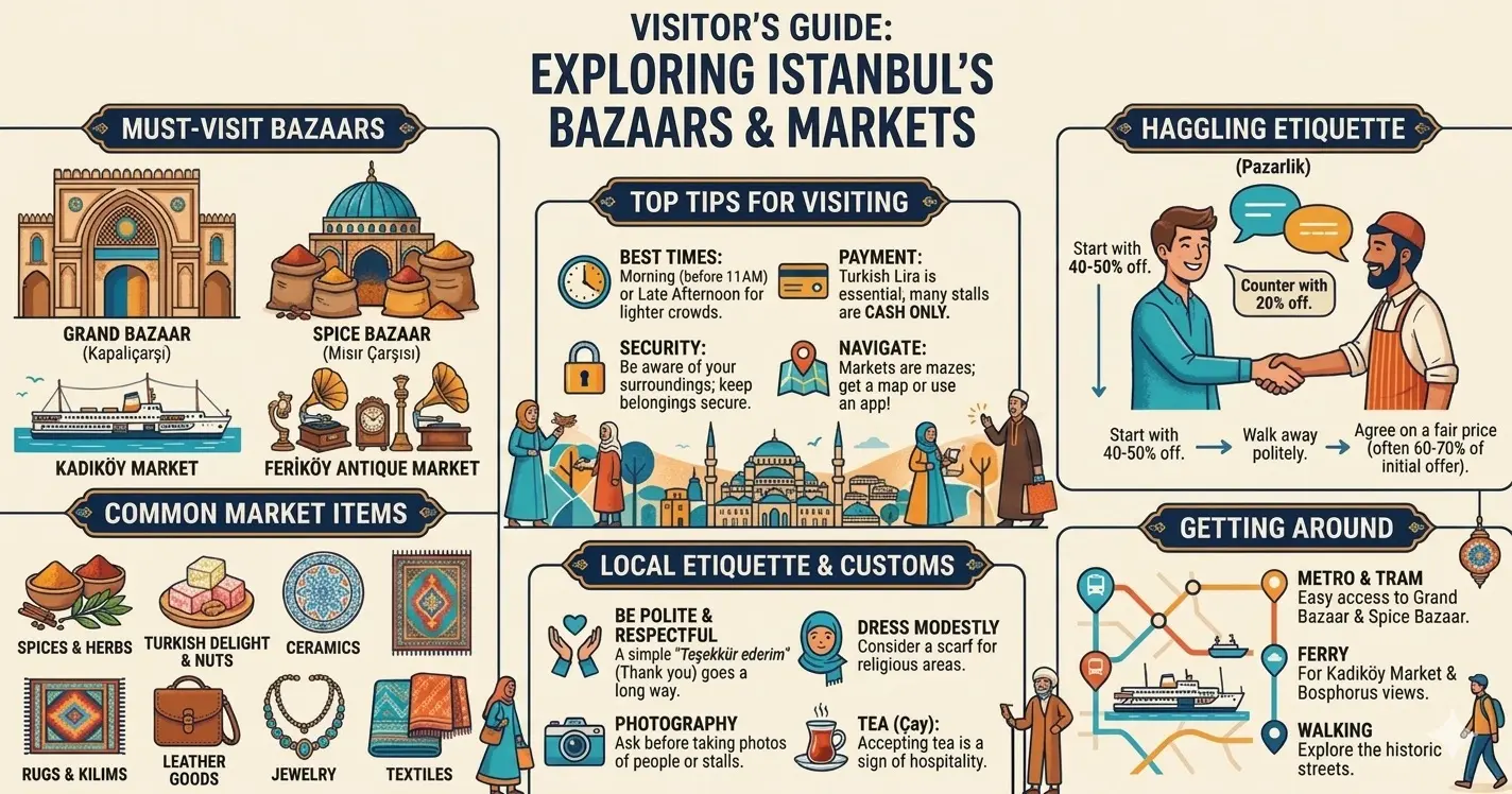 Best markets in Istanbul